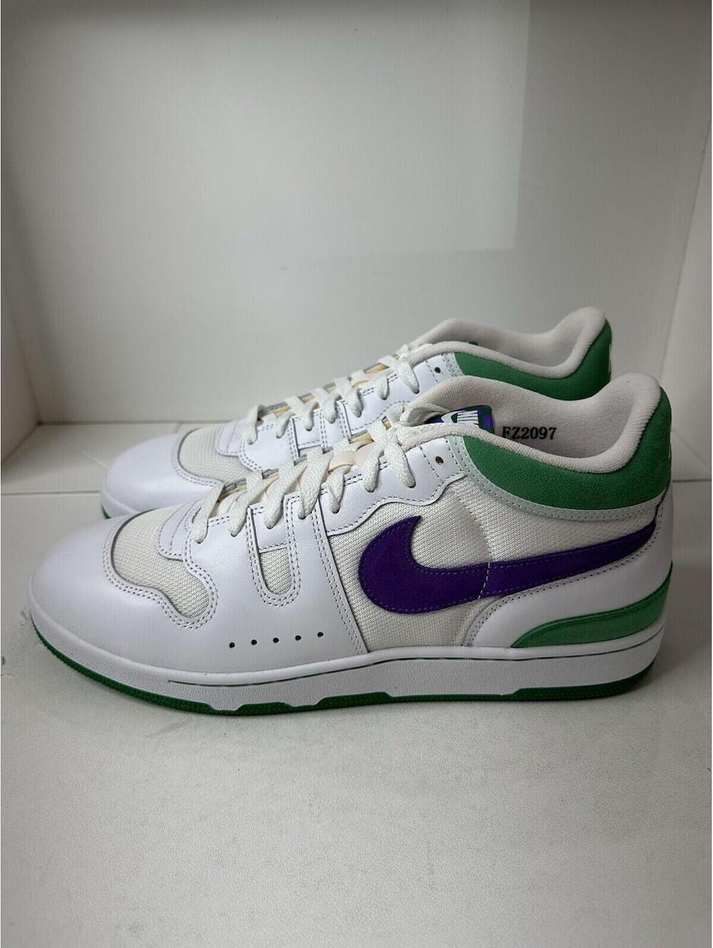 Nike Attack White/hyper Grape/green-court Men’s Size 13